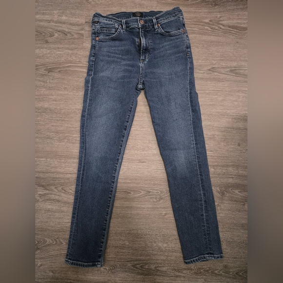 Denim - Womens Citizens of Humanity Classic Blue Denim Jeans